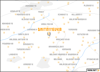 map of Dmitriyevka