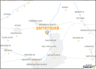 map of Dmitriyevka