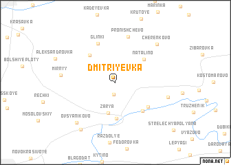 map of Dmitriyevka