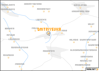 map of Dmitriyevka