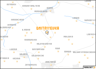 map of Dmitriyevka