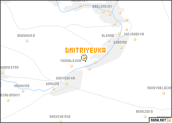 map of Dmitriyevka