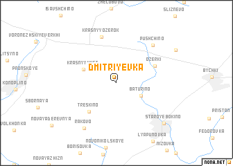 map of Dmitriyevka