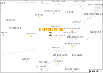 map of Dmitriyevka