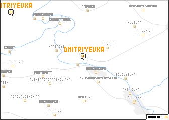 map of Dmitriyevka