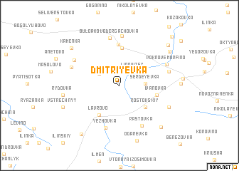 map of Dmitriyevka