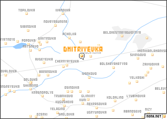 map of Dmitriyevka