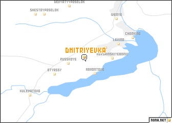map of Dmitriyevka