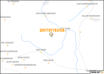 map of Dmitriyevka