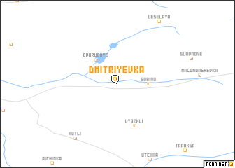 map of Dmitriyevka