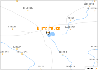 map of Dmitriyevka