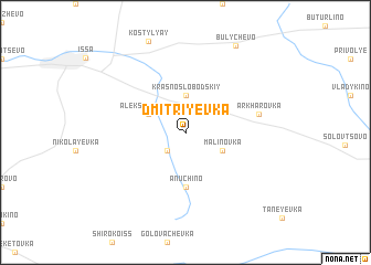 map of Dmitriyevka