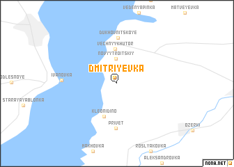 map of Dmitriyevka