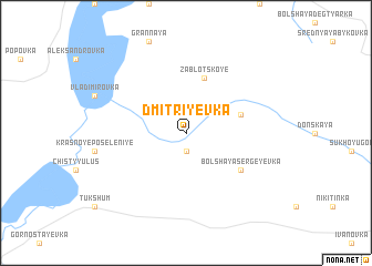 map of Dmitriyevka