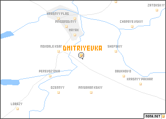 map of Dmitriyevka