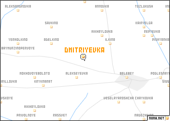 map of Dmitriyevka