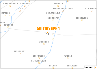 map of Dmitriyevka