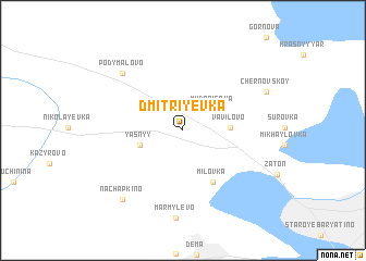 map of Dmitriyevka