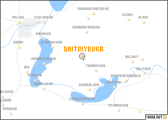 map of Dmitriyevka