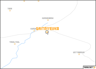 map of Dmitriyevka