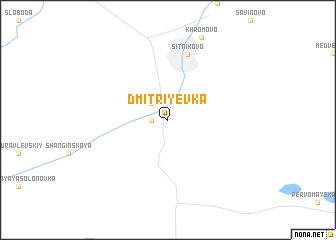 map of Dmitriyevka