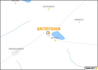 map of Dmitriyevka