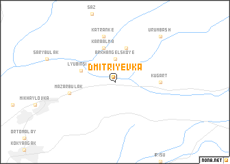 map of Dmitriyevka