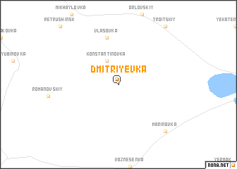 map of Dmitriyevka