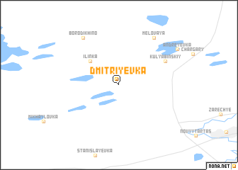 map of Dmitriyevka