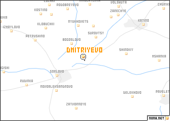 map of Dmitriyevo