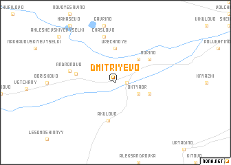 map of Dmitriyevo