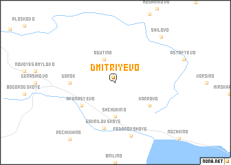 map of Dmitriyevo