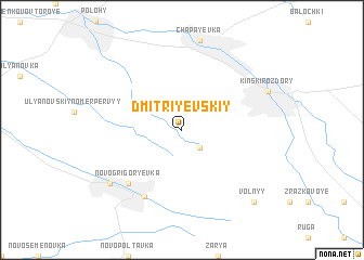 map of Dmitriyevskiy