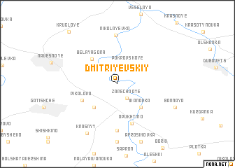 map of Dmitriyevskiy