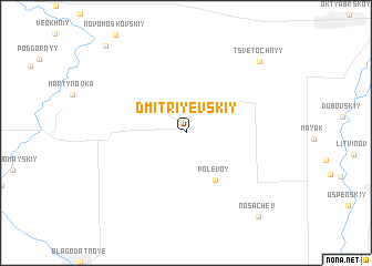 map of (( Dmitriyevskiy ))