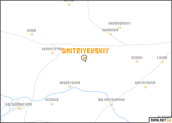 map of Dmitriyevskiy