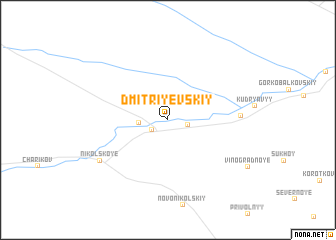 map of Dmitriyevskiy