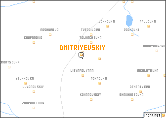 map of Dmitriyevskiy