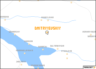 map of Dmitriyevskiy