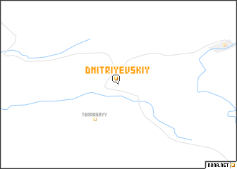 map of Dmitriyevskiy