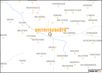 map of Dmitriyevskoye