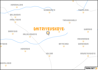 map of Dmitriyevskoye