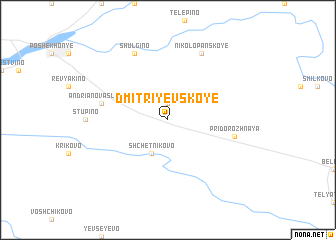 map of Dmitriyevskoye