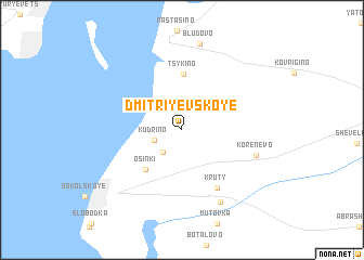 map of Dmitriyevskoye