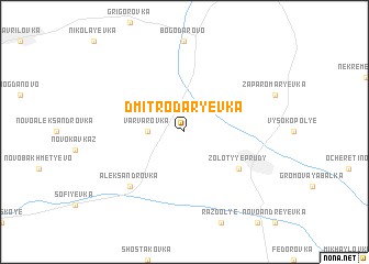 map of Dmitro-Darʼyevka