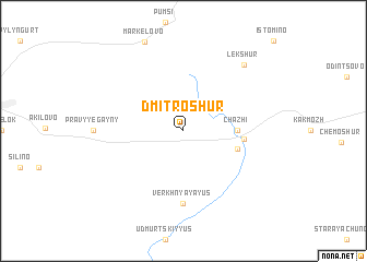 map of Dmitroshur