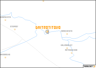 map of Dmitro-Titovo