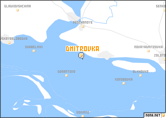 map of Dmitrovka