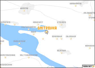 map of Dmitrovka