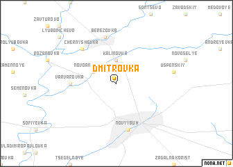 map of Dmitrovka